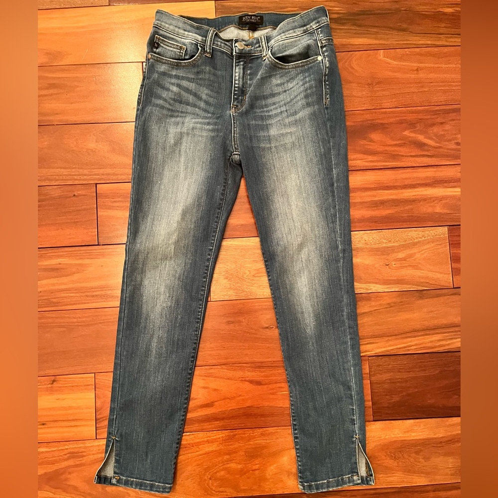 Judy Blue Split‎ Ankle Skinny Jeans